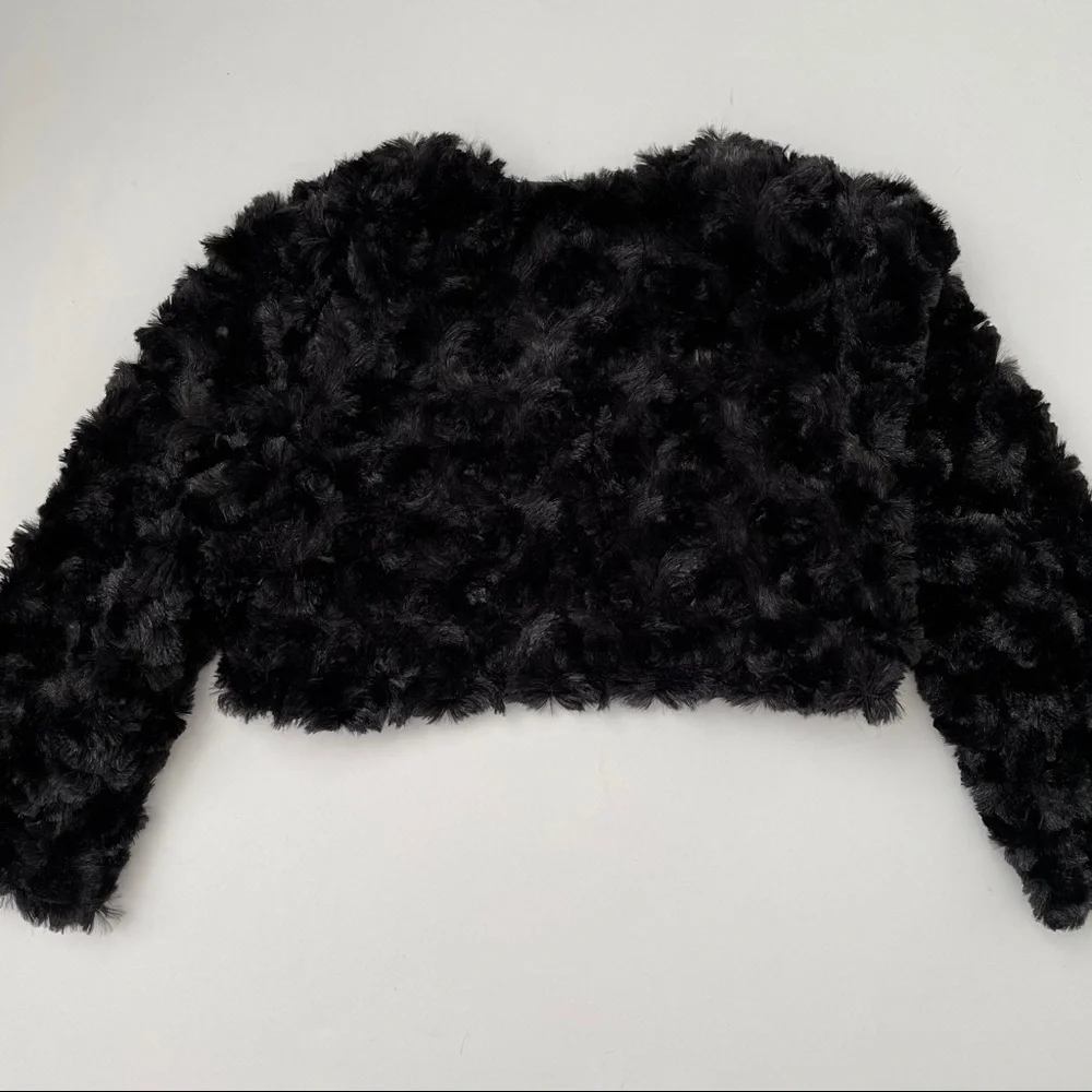 Bonnie Baby Faux Fur Shrug Size 18 M